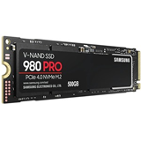 Samsung 980 Pro 500GB | SSD | M.2 2280 | PCI Express | NVMe 4.0 x4 | MZ-V8P500BW